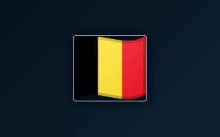 Flag associated with Belgium