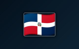 Flag associated with Dominican Republic