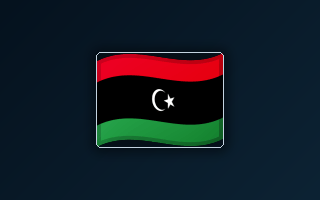 Flag associated with Libya