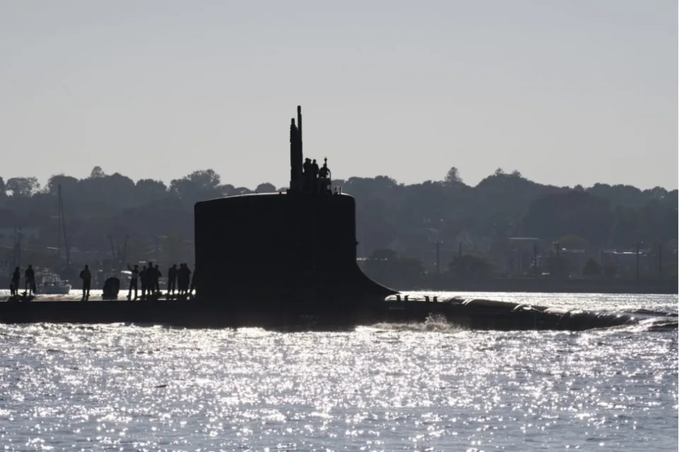The United States Navy attack submarine USS Hyman G. Rickover (SSN-795) completes acceptance trials from the shipbuilder Electric Boat Company.