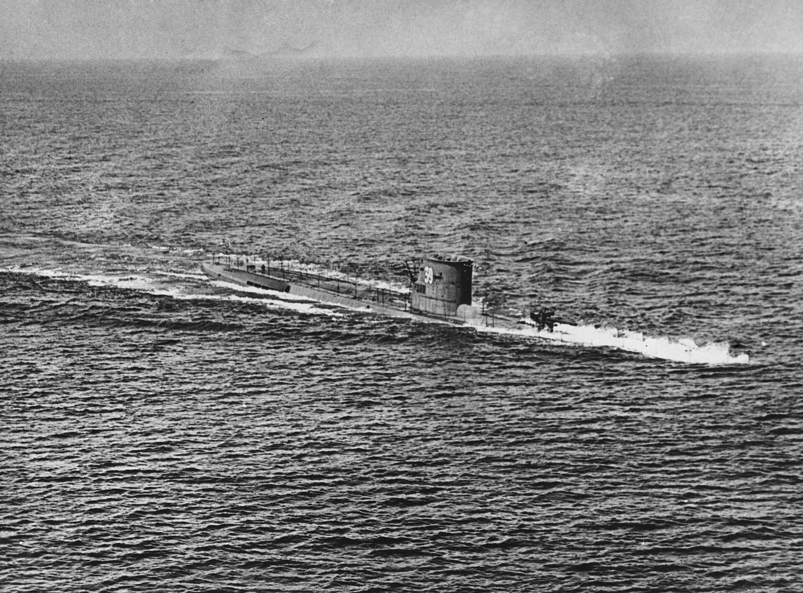 U-39 about to submerge in the Baltic. U-39 had the dubious distinction of being the first U-boat sunk in the war, when it was depth-charged off the north-west coast of Ireland by Royal Navy destroyers on 14 Sep...
