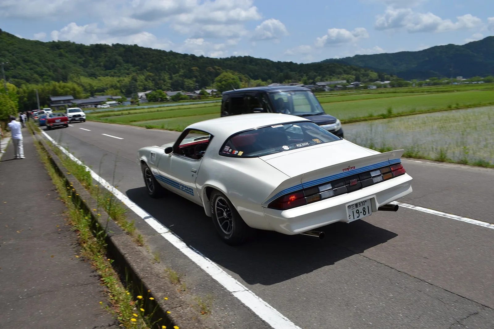 Z28 version. Running near Clasic Car Festival in Yamagata goal point(Shikokuyama Kaori no Mori Park), Ōga, Yamagata, Gifu.