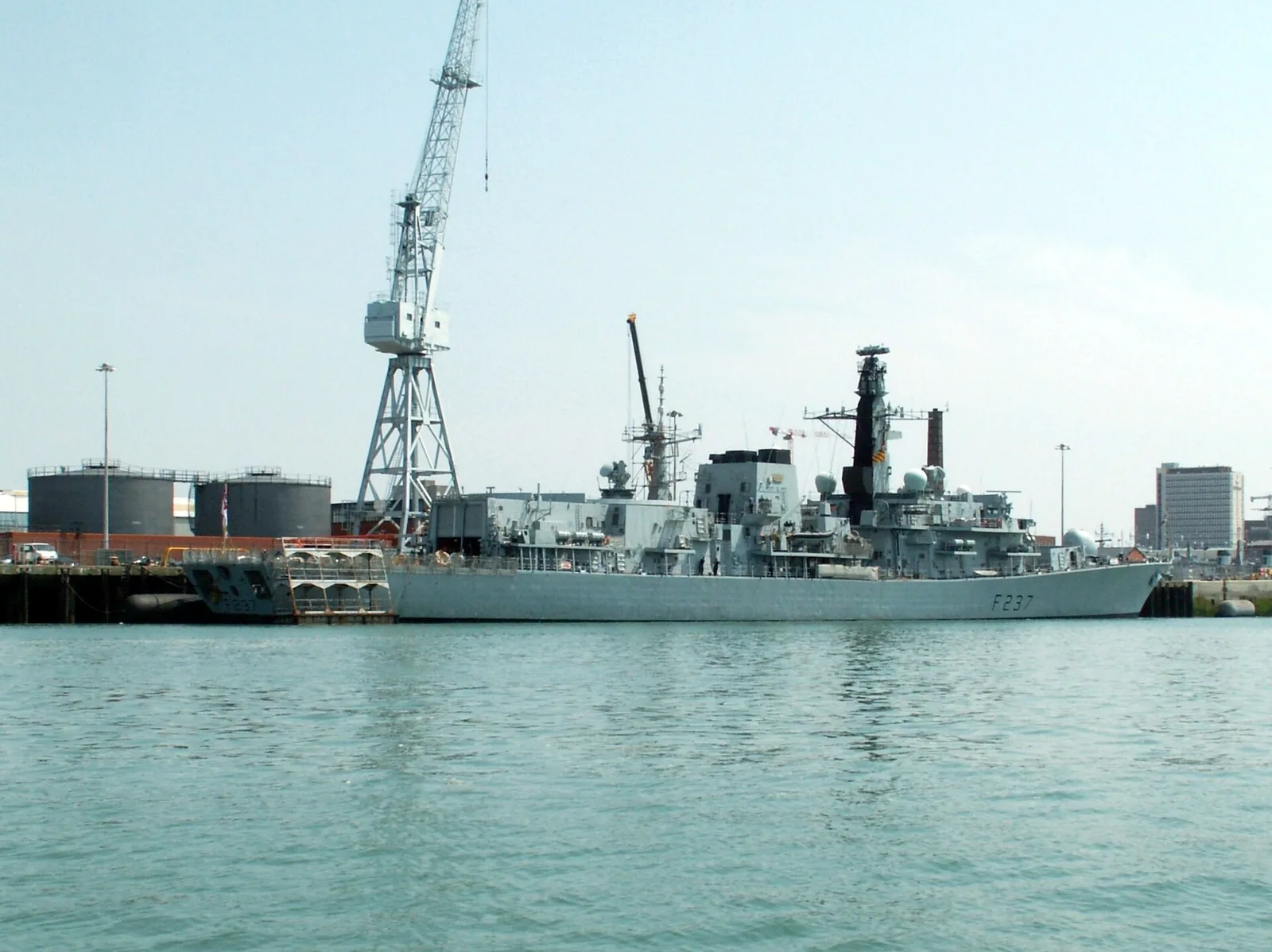 F237 HMS Westminster, Portsmouth, UK.