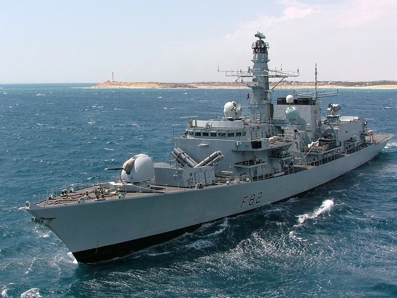 HMS Somerset at Cape Trafalgar