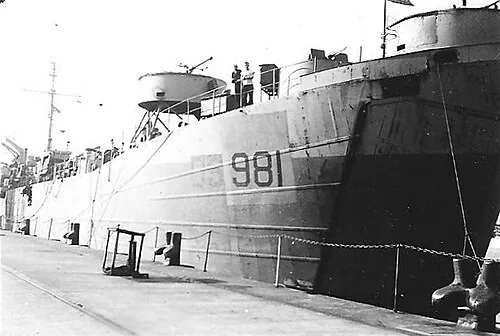 USS LST-981 , during World War II