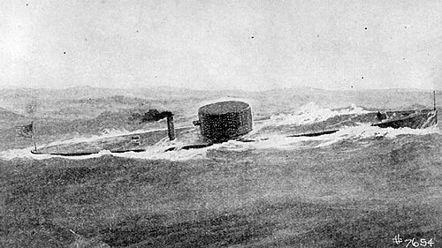 USS Monitor in the selected Wikimedia Commons image.