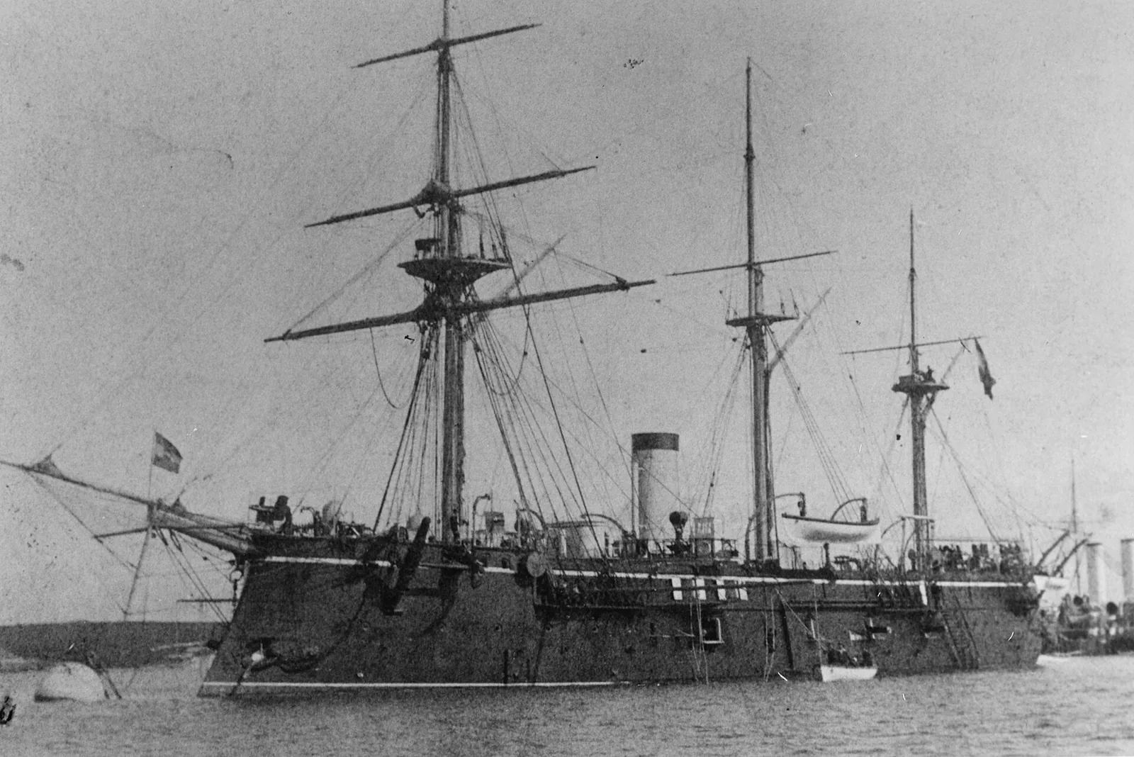 Austrian-hungarian ironclad SMS Kaiser Max