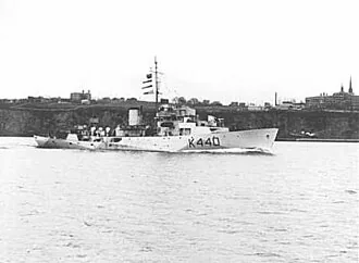 HMCS Lachute- Flower class corvette (Revised).