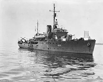 Australian Bathurst class corvette HMAS Deloraine