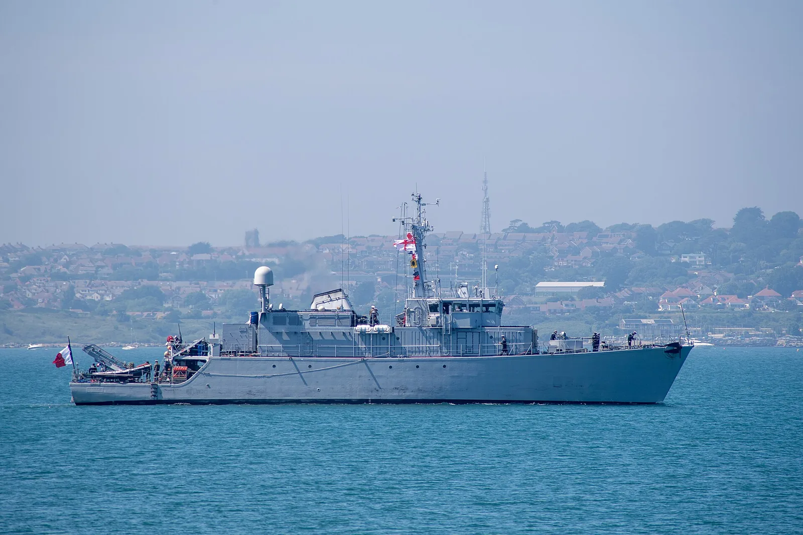 FS Aigle (M647), departs Portland Port, England in support of the at sea phase of Sea Breeze 2025-2. Sea Breeze is an annual maritime exercise aimed at...
