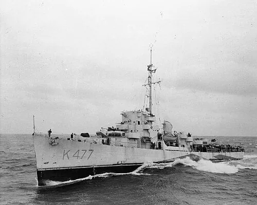 Photograph of Captain class frigate HMS Grindall.