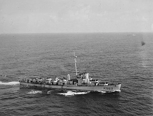 Photograph of Captain class frigate HMS Mounsey.